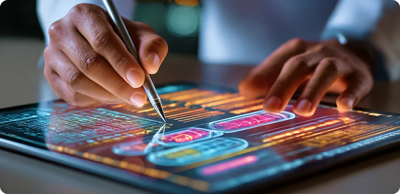 Statistics on the tablet