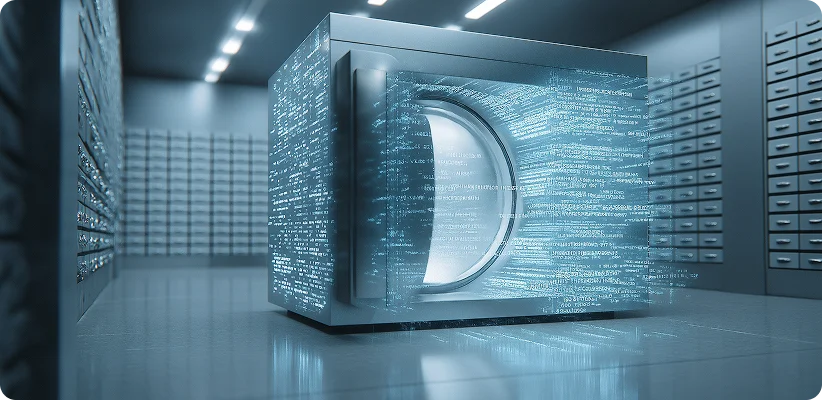 Locked safe