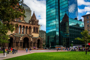 Expert IT Support team providing managed services in a Boston office